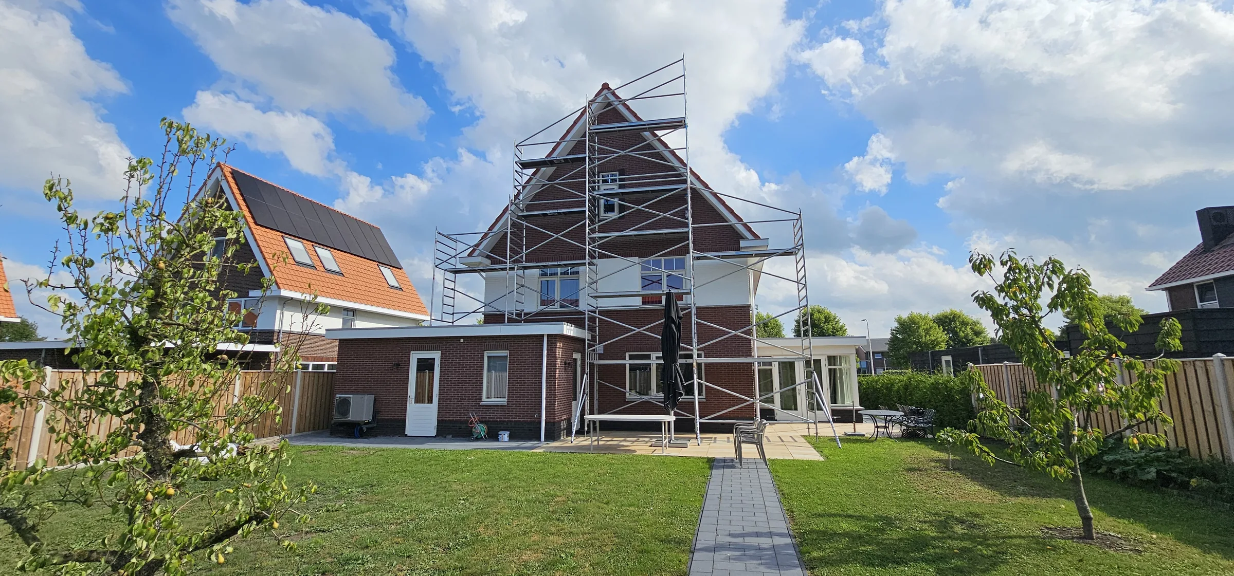 Schilderwerk in uitvoering