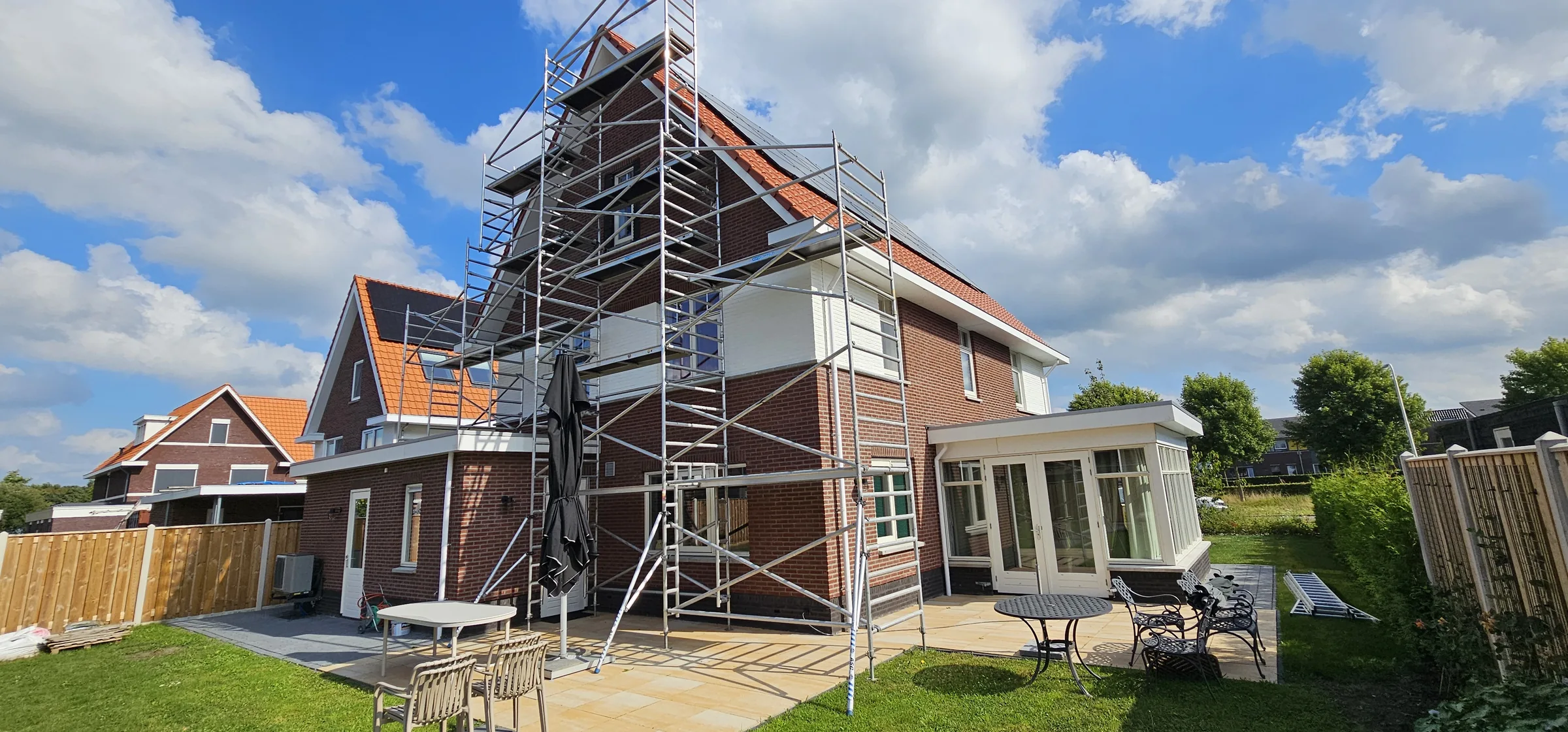 Schilderwerk in uitvoering
