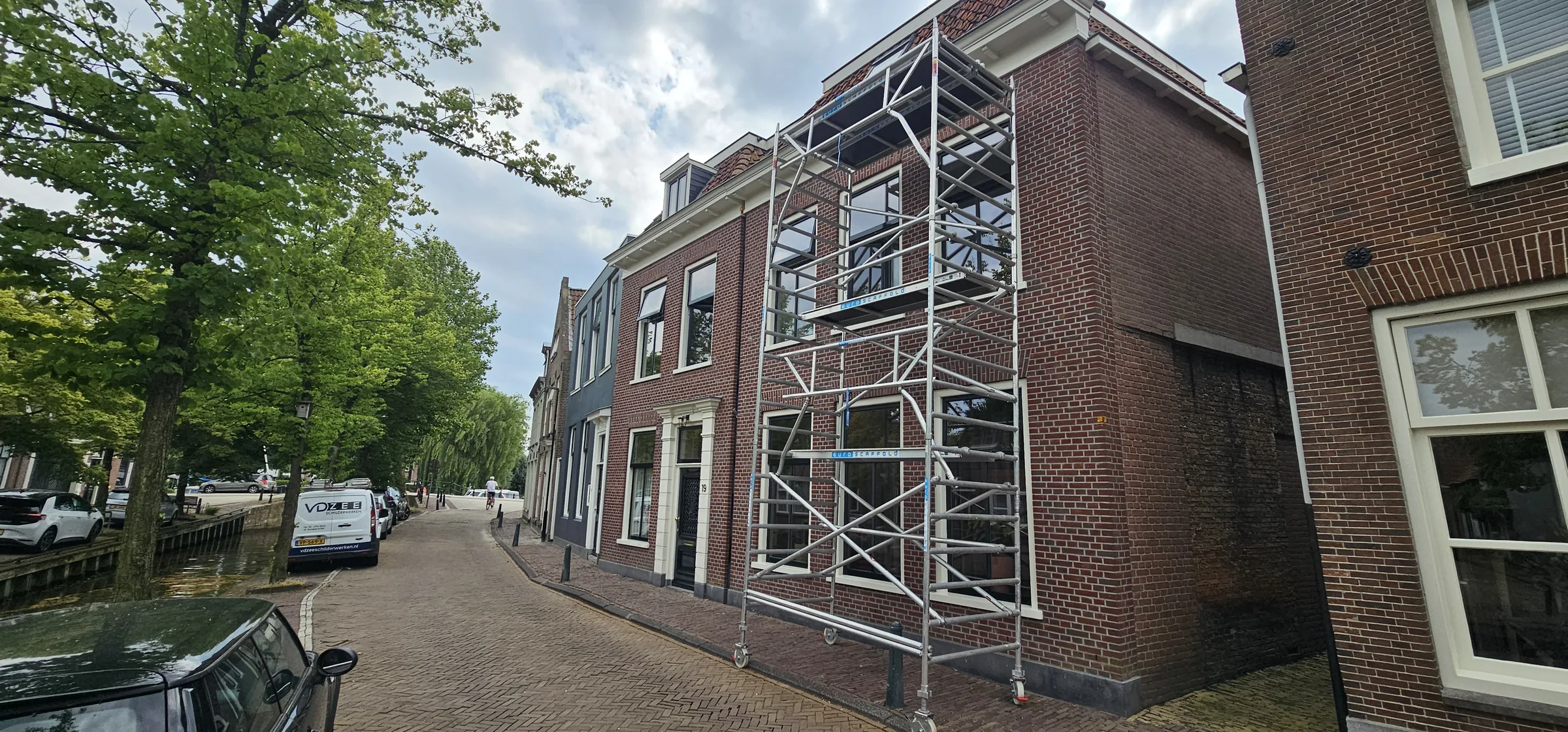 Schilderwerk in uitvoering